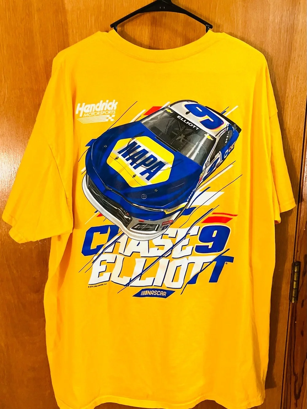 Nascar Chase Elliott Men’s XXL Orange T-Shirt Hendrick Motorsports Napa 2Sided